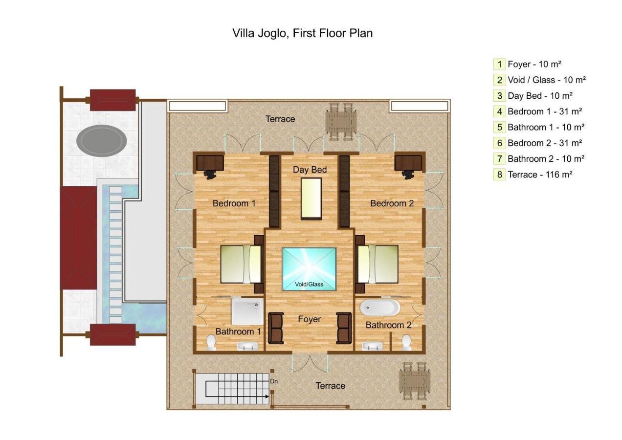 Oceanfront Citakara Sari Villas 캔디다사 외부 사진
