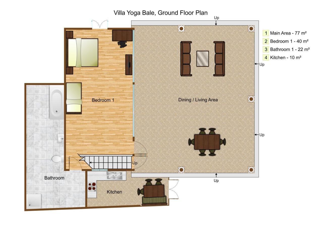 Oceanfront Citakara Sari Villas 캔디다사 외부 사진
